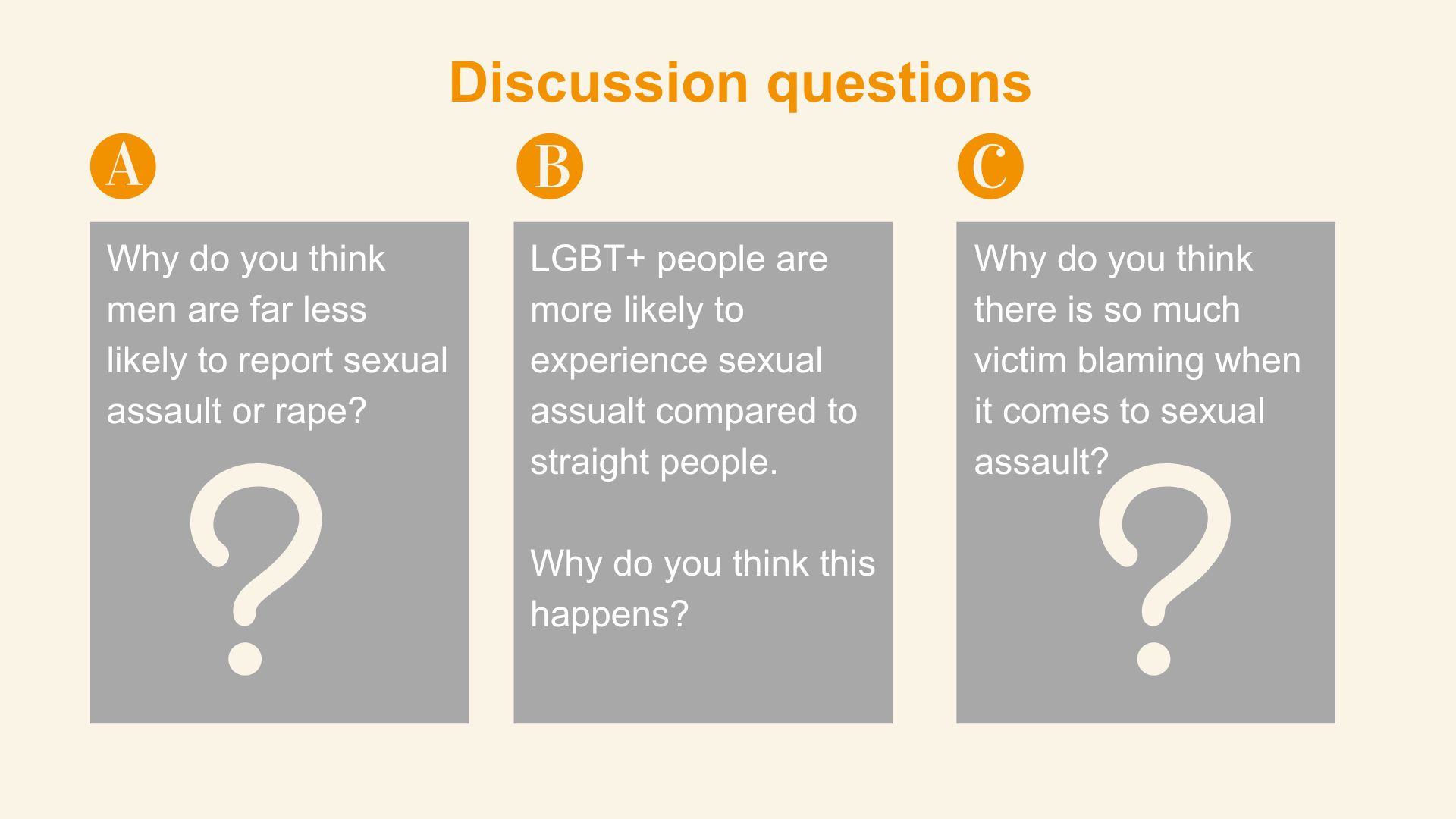 Ages 14-16 : Sexual assault, harassment and what to do about it 