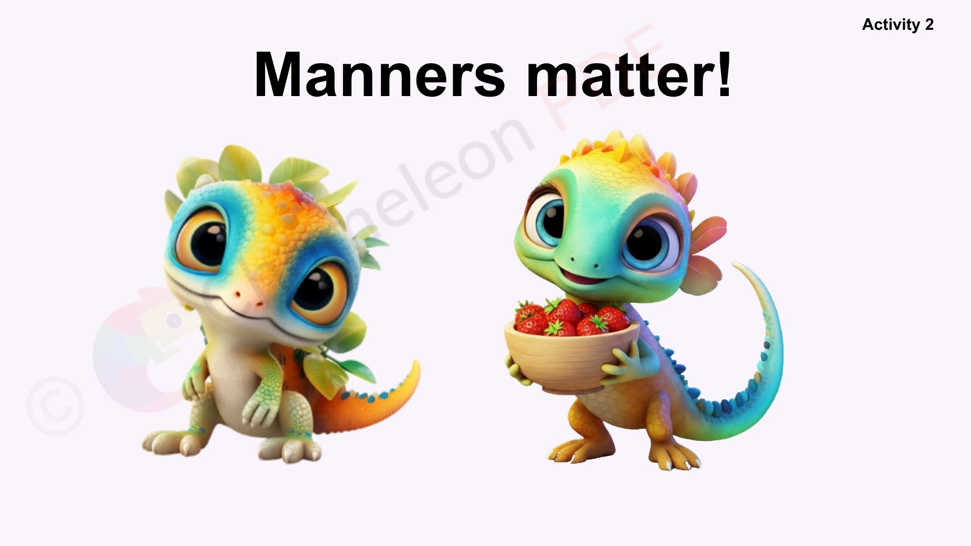 Year 1 (age 5-6) Manners matter!