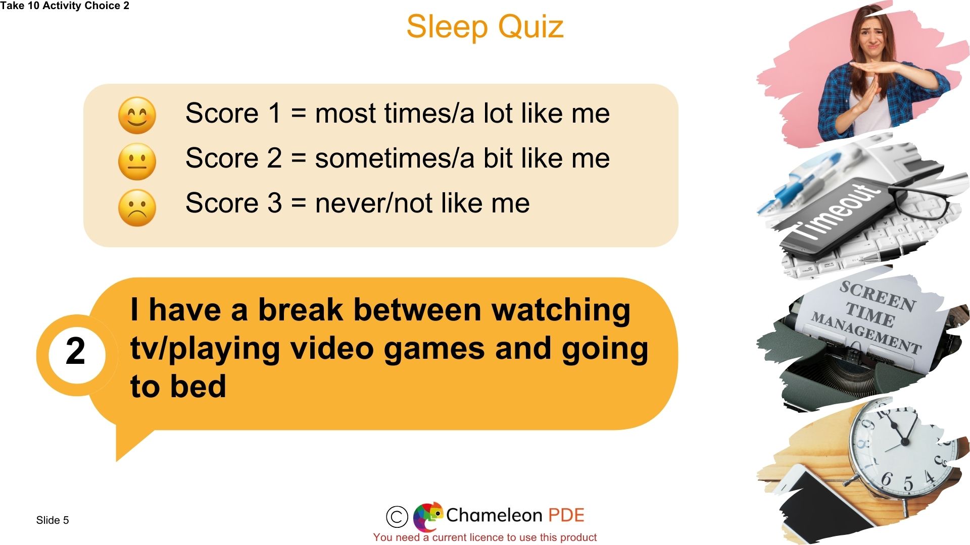 Age 14-16 Sleep, rest & study