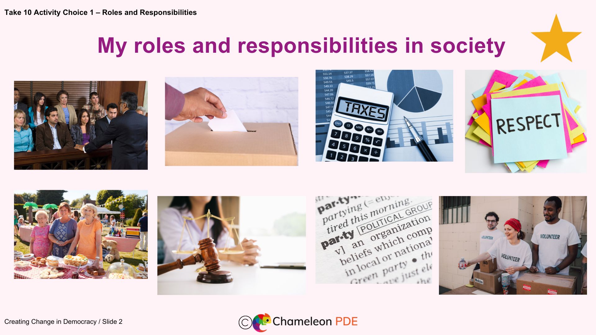 Creating change in a democracy