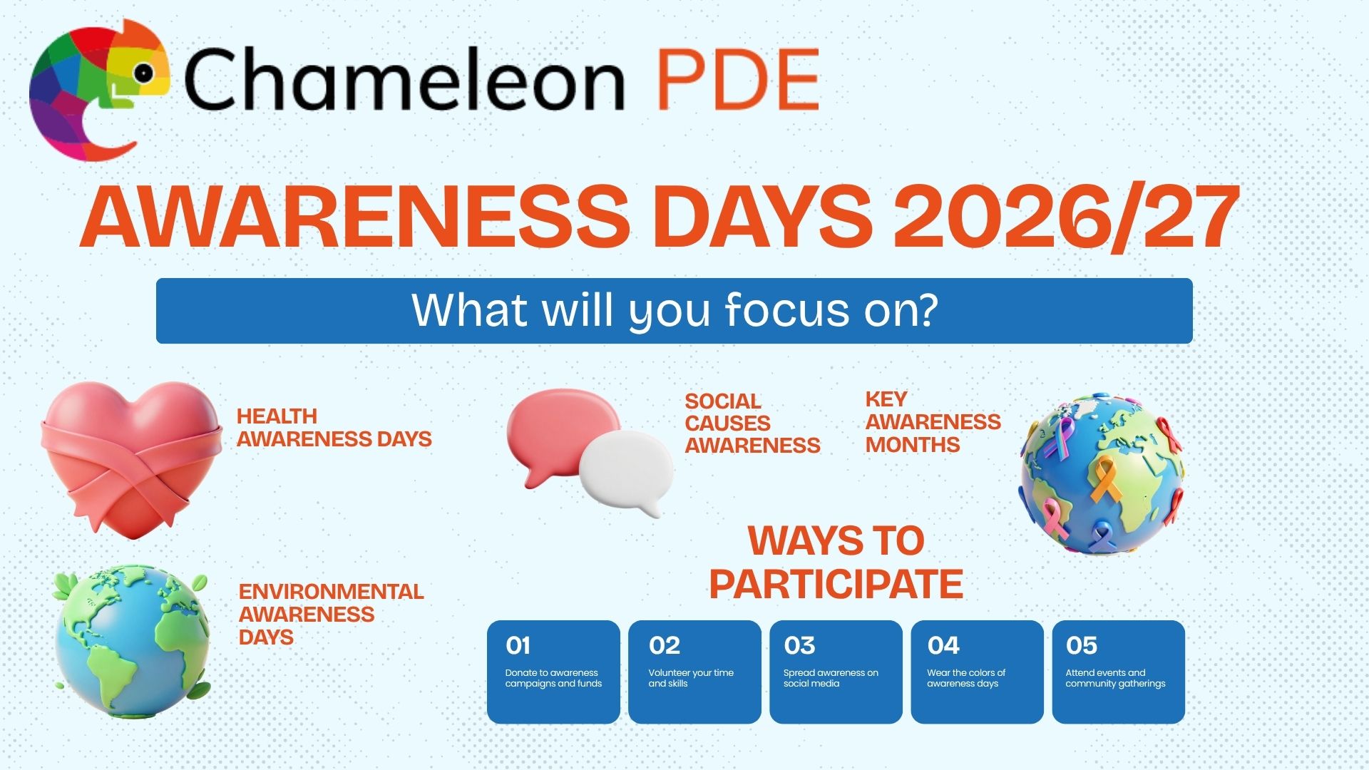 2026/27 Calendar of awareness days, weeks & months (PSHE and Citizenship related) 