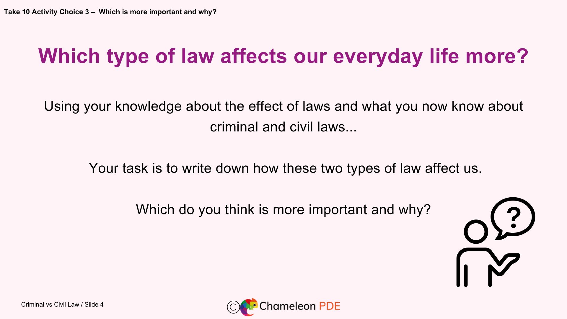 Criminal vs Civil law