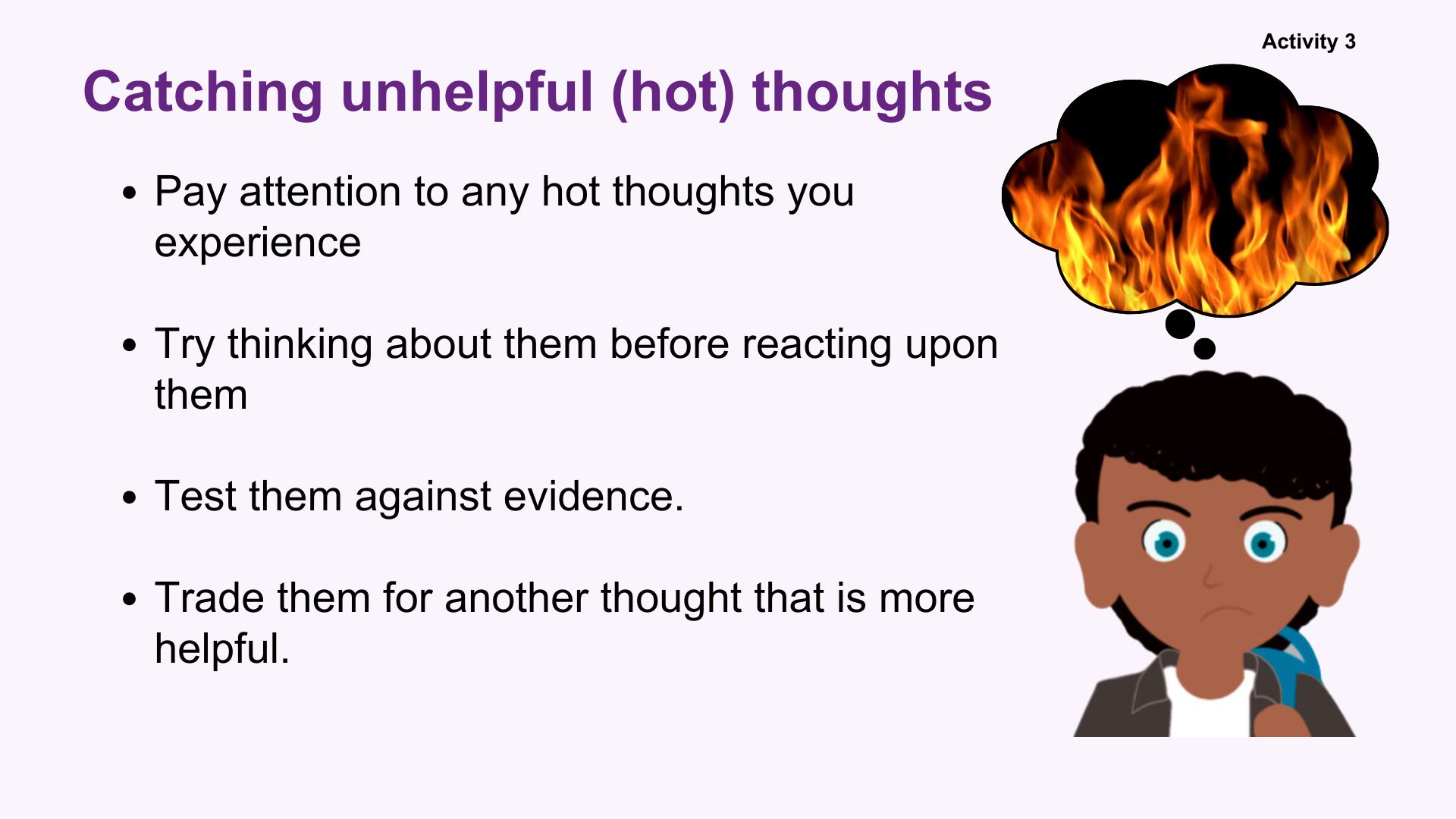Year 6 (ages 10-11) Managing  unhelpful thoughts 