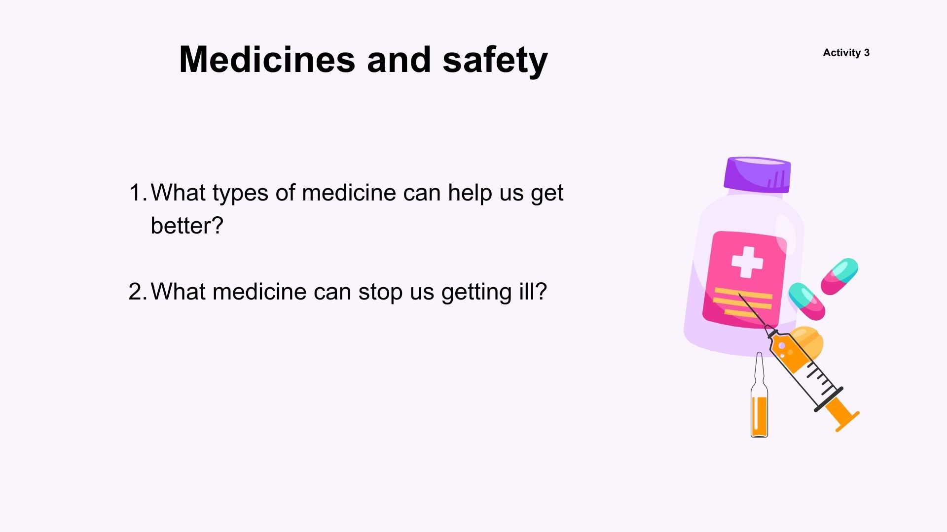 Year 3 (Age 7-8) Feeling unwell V3