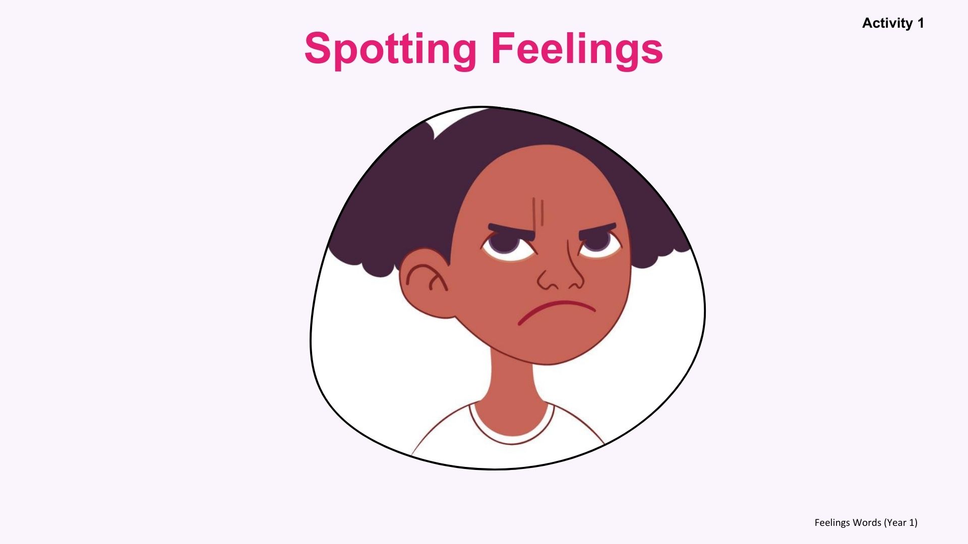 Year 1 (Age 5-6) Feelings words V3