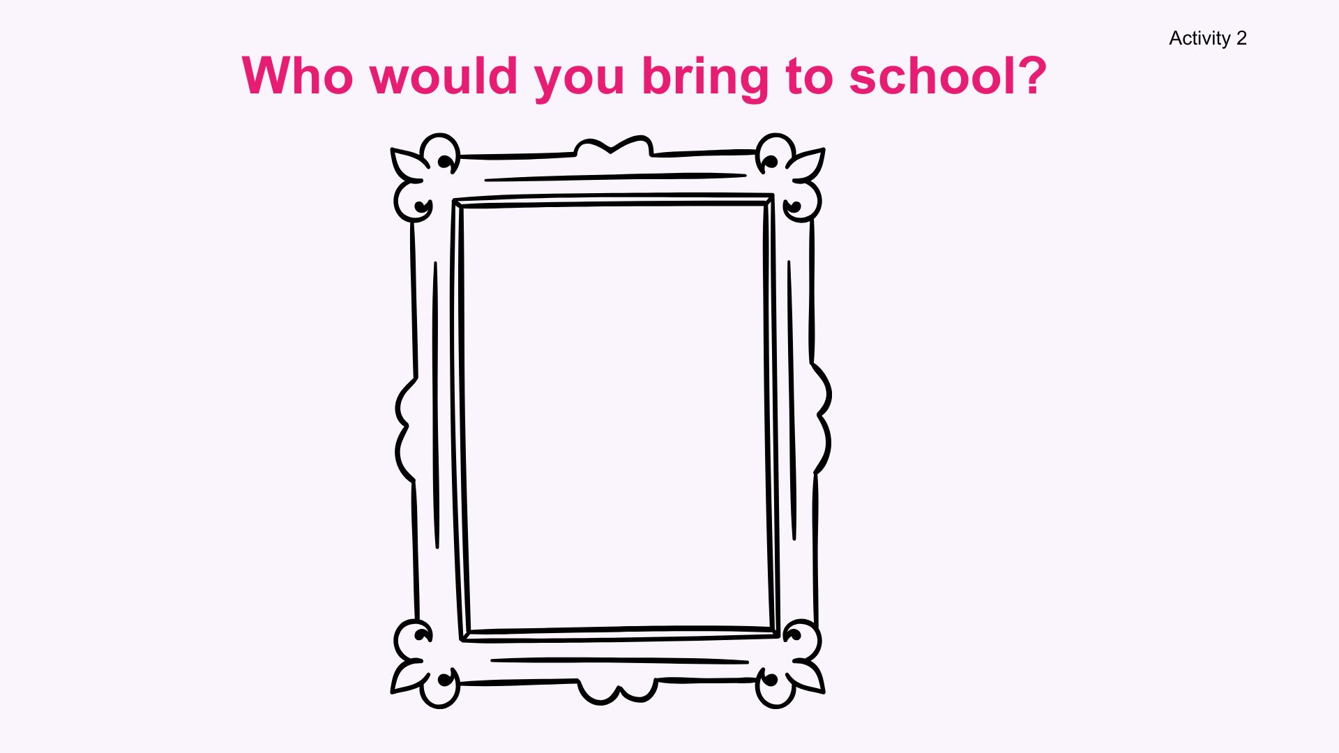 Year 1 (age 5-6) Who's in my family?