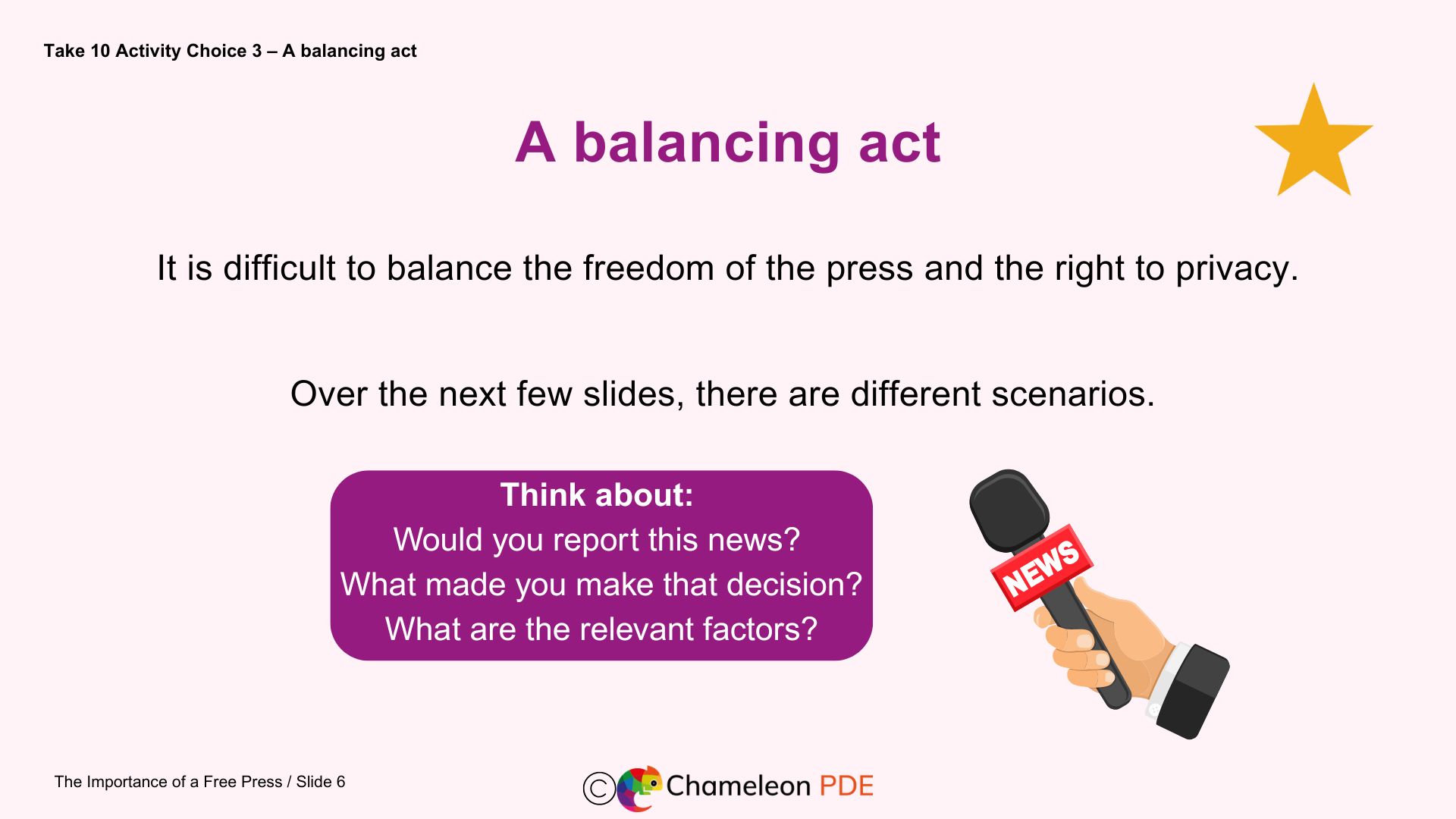 The importance of a free press