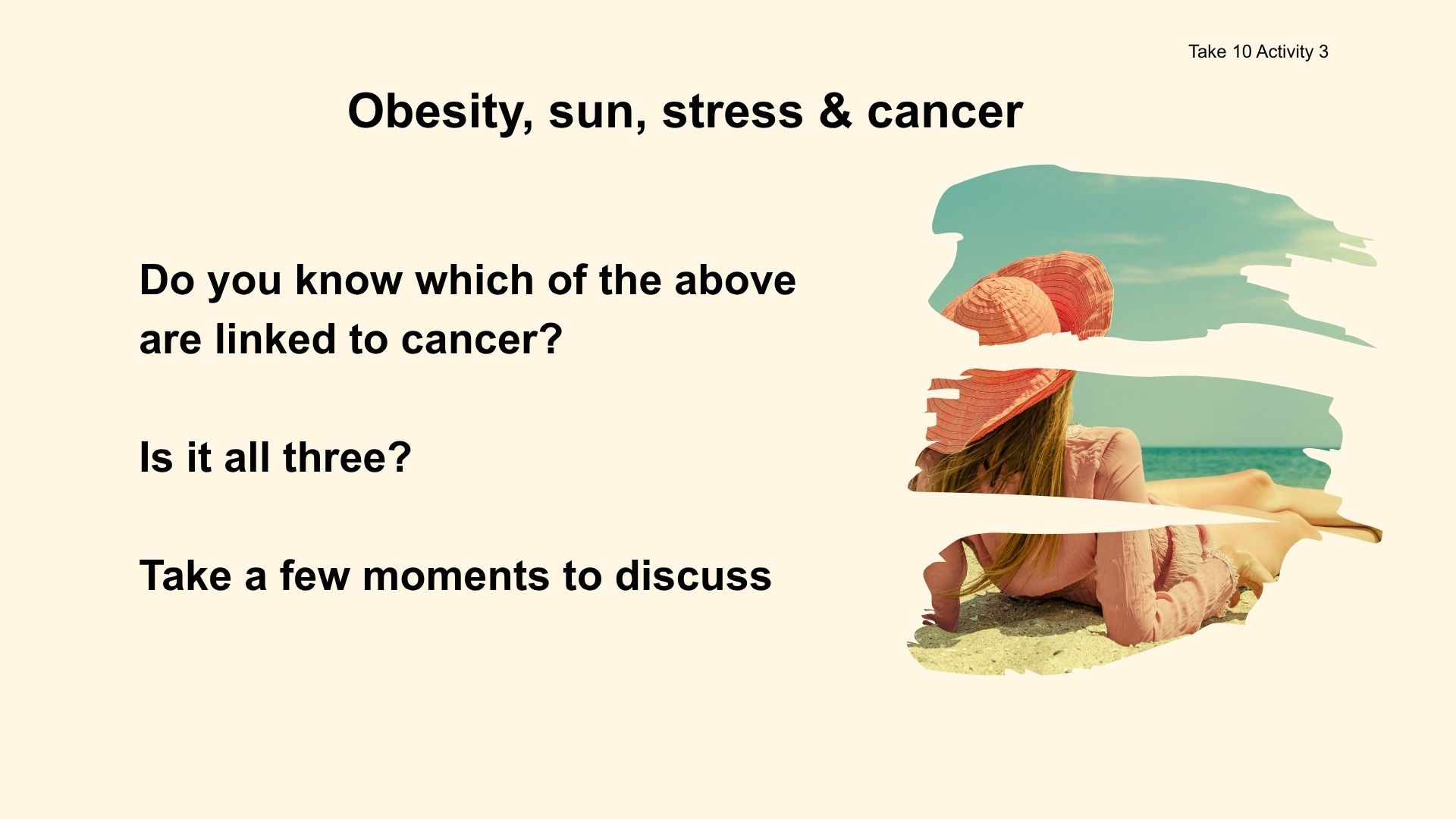 Ages 14-16 : Cancer prevention